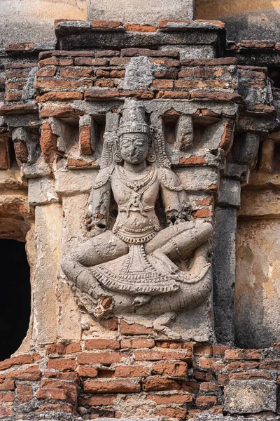 Hampi Karnataka Indien November 2013 Sri Krishna Tempel Ruiner Närbild — Stockfoto