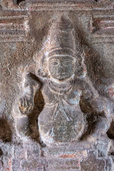 Hampi Karnataka Índia Novembro 2013 Templo Sri Krishna Ruínas Closeup — Fotografia de Stock