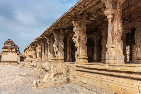 Hampi Karnataka India November 2013 Sri Krishna Temple Ruins Brown — Stock Photo, Image