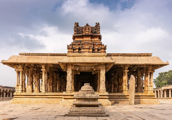 Hampi Karnataka India Novembre 2013 Tempio Sri Krishna Rovina Vimanam — Foto Stock