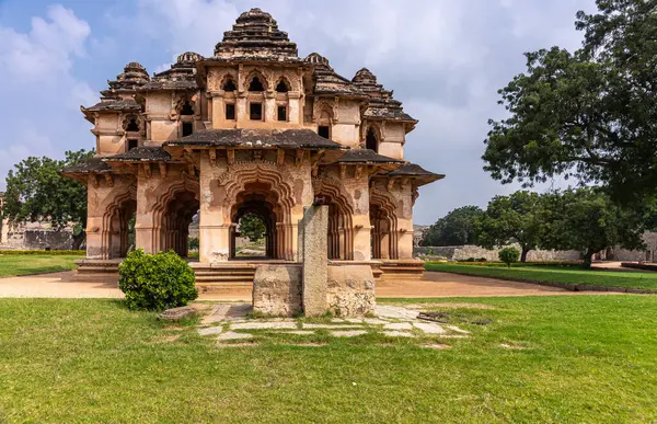 Hampi Karnataka India Noviembre 2013 Zanana Enclosure Edificio Lotus Mahal —  Fotos de Stock