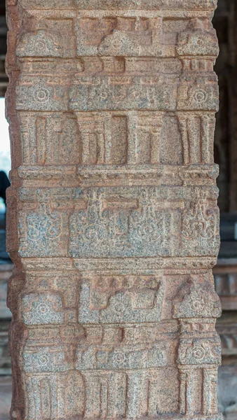 Hampi Karnataka Hindistan Kasım 2013 Vijaya Vitthala Tapınağı Ana Mandapamın — Stok fotoğraf