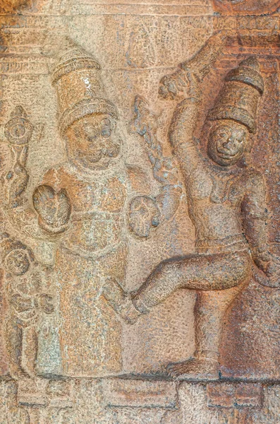 Hampi Karnataka India November 2013 Vijaya Vitthala Temple Closeup Brown — Stock Photo, Image