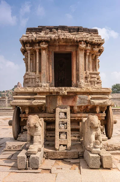 Hampi Karnataka Ινδία Νοεμβρίου 2013 Vijaya Vitthala Temple Κοντινό Πλάνο — Φωτογραφία Αρχείου
