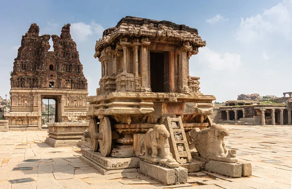Hampi Karnataka Inde Novembre 2013 Temple Vijaya Vitthala Gros Plan Images De Stock Libres De Droits