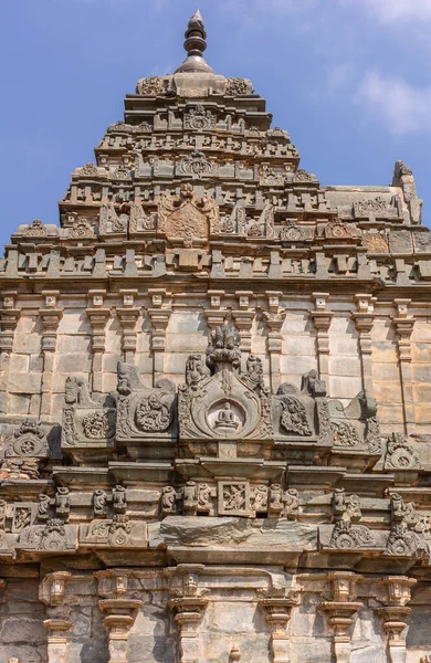 Лаккунди Карнатака Индия Ноября 2013 Храм Брахма Джиналая Коричневый Камень — стоковое фото