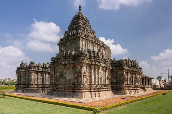 Lakkundi Karnataka India Noviembre 2013 Templo Brahma Jinalaya Visto Desde —  Fotos de Stock