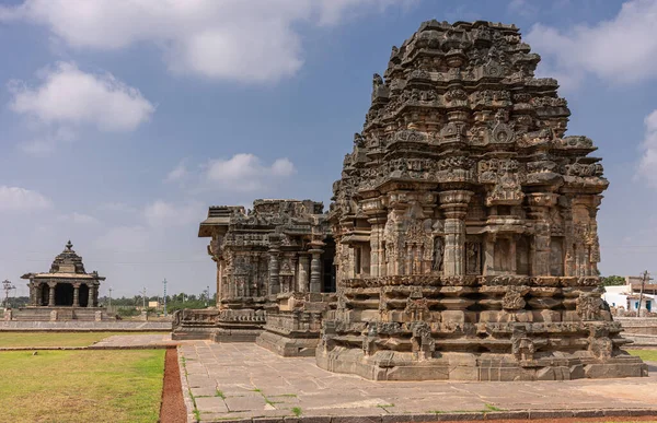 Lakkundi Karnataka India Noviembre 2013 Templo Kasivisvesvara Frente Templo Nanneshwara —  Fotos de Stock