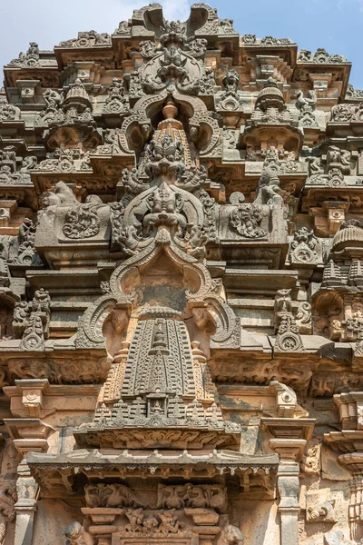 Lakkundi Karnataka India November 2013 Kasivisvesvara Temple Extensive Brown Gray — Stock Photo, Image