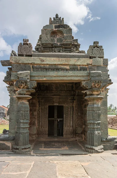 Lakkundi Karnataka India Noviembre 2013 Templo Kasivisvesvara Primer Plano Del —  Fotos de Stock