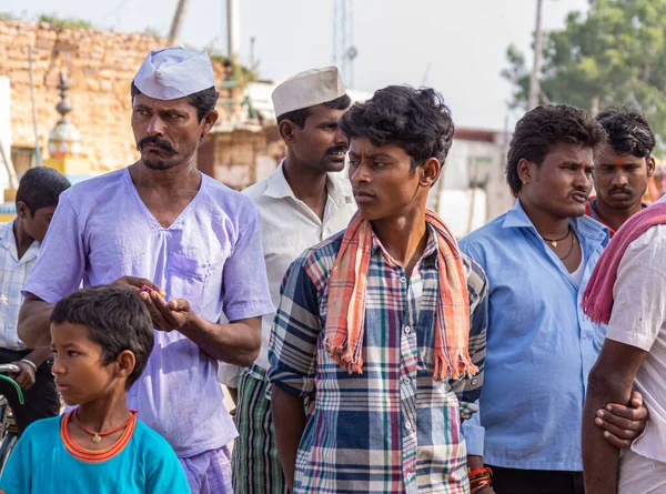 Siddanakolla Karnataka India November 2013 Demokrati Jobben Landsbymøte Løse Bondestrid – stockfoto