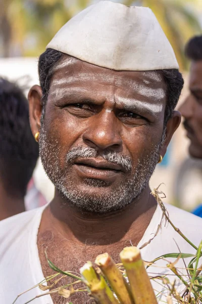 Siddanakolla Karnataka Indien November 2013 Demokrati Arbete Bymöte För Att — Stockfoto