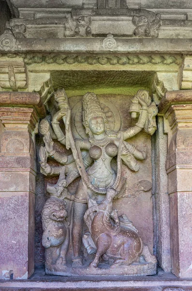Aihole Karnataka India November 2013 Durga Gudi Ναός Γκρι Πέτρινο — Φωτογραφία Αρχείου