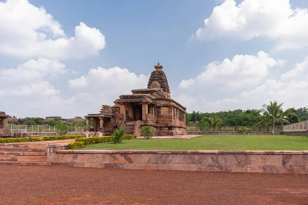 Aihole Karnataka India November 2013 Huchchchimalli Gudi Ναός Από Απόσταση — Φωτογραφία Αρχείου