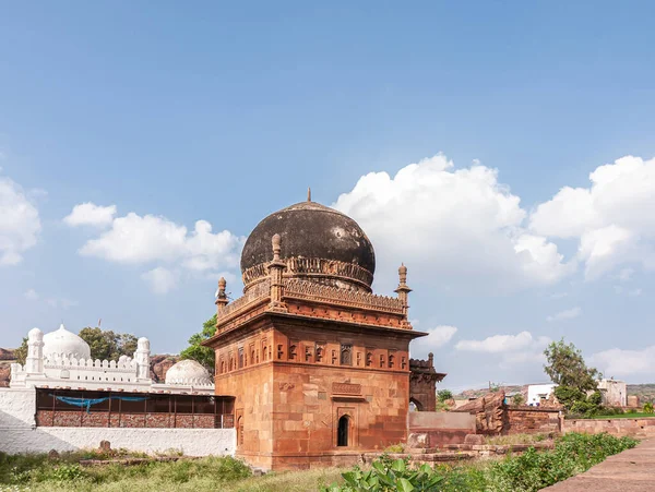 Badami Karnataka Índia Novembro 2013 Pedra Vermelha Jamia Mashid Mesquita — Fotografia de Stock