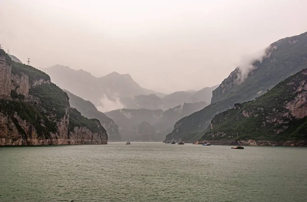 Rio Yangtze Três Gargantas China Maio 2010 Região Zigui Xiling — Fotografia de Stock