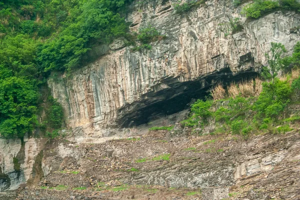 Yangtze River Xiling Gorges China Mei 2010 Xiangxicun Regio Xiling — Stockfoto