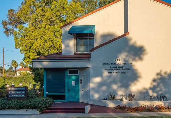 Santa Barbara Usa February 2021 Early Morning Light Front Facade — Fotografia de Stock