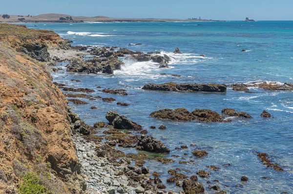 San Simeon Usa Juni 2021 Stillahavskusten Norr Staden Poäng Piedras — Stockfoto