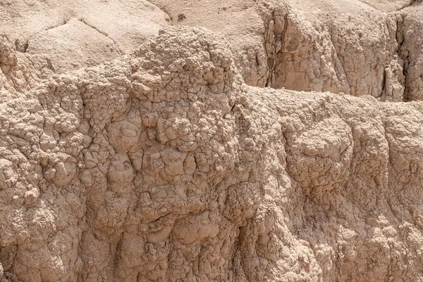 Badlands National Park Usa June 2008 Closeup Dry Bubbly Beige — 스톡 사진