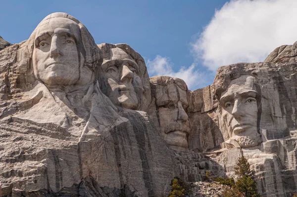 Black Hills Keystone Usa Mayo 2008 Mount Rushmore Primer Plano —  Fotos de Stock