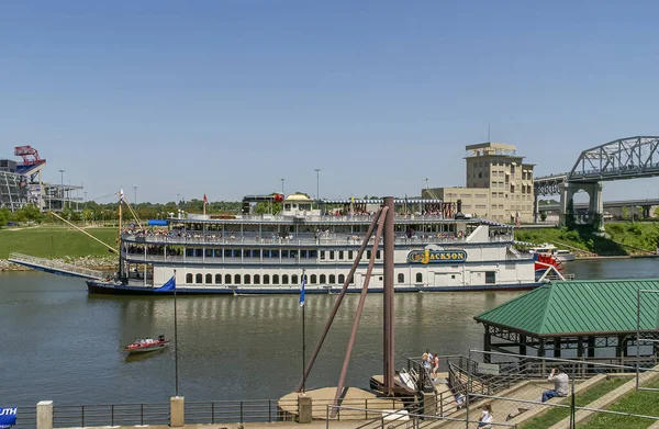 Nashville États Unis Mai 2007 Downtown Bateau Aubes Blanc Rouge — Photo