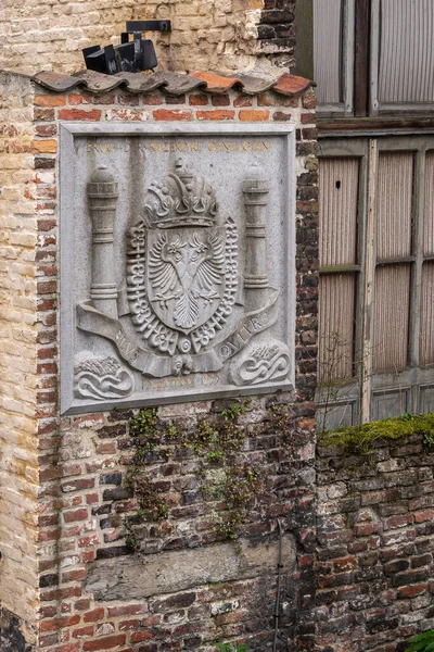 Gent Flanders Belgium July 2021 Closeup Gray Stone Emperor Charles — 스톡 사진