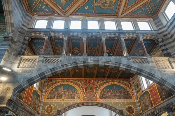 Gent Flanders Belgium August 2021 Central Hall Sint Pieters Railway — Stock Photo, Image