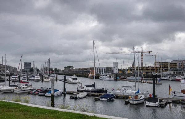 Zeebrugge Hamn Belgien Augusti 2021 Yacht Hamn Med Massor Fritidsbåtar — Stockfoto