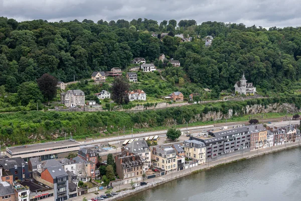 Dinant Wallonië België Augustus 2021 Citadel Fort Links Van Maas — Stockfoto