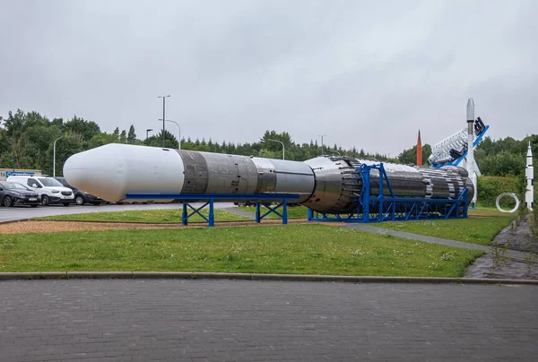 Transinne Wallonie Belgique Août 2021 Euro Space Center Fusée Lourde — Photo