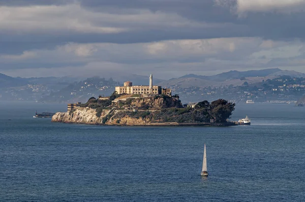 Usa California San Francisco Novembre 2008 Vista Sull Isola Alcatraz — Foto Stock