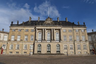 bir-in dört saraylar, Kopenhag'ın amalienborg Meydanı.