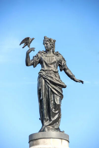 İskandinav heykeline freya Stockholm.