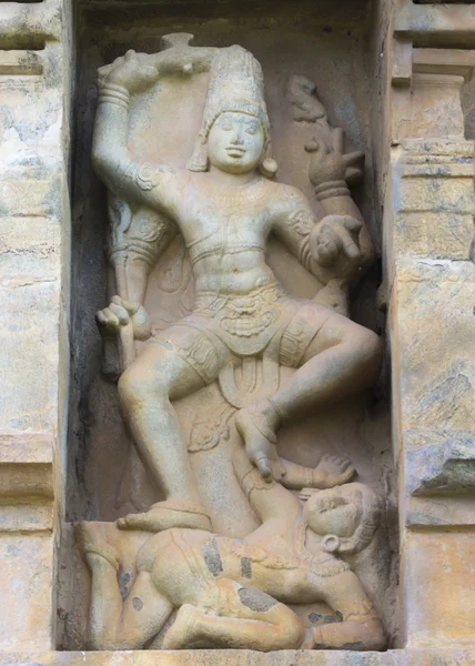 Kalantaka, the avatar of Lord Shiva as ending Death. — Stock Photo, Image