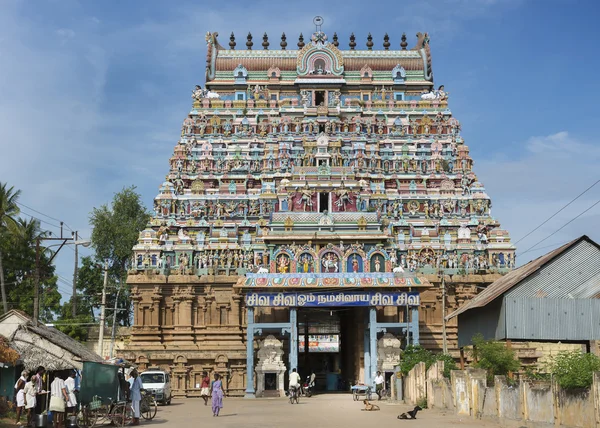 Main entrance to the Mahalingeswarar Temple. — Stock Photo, Image