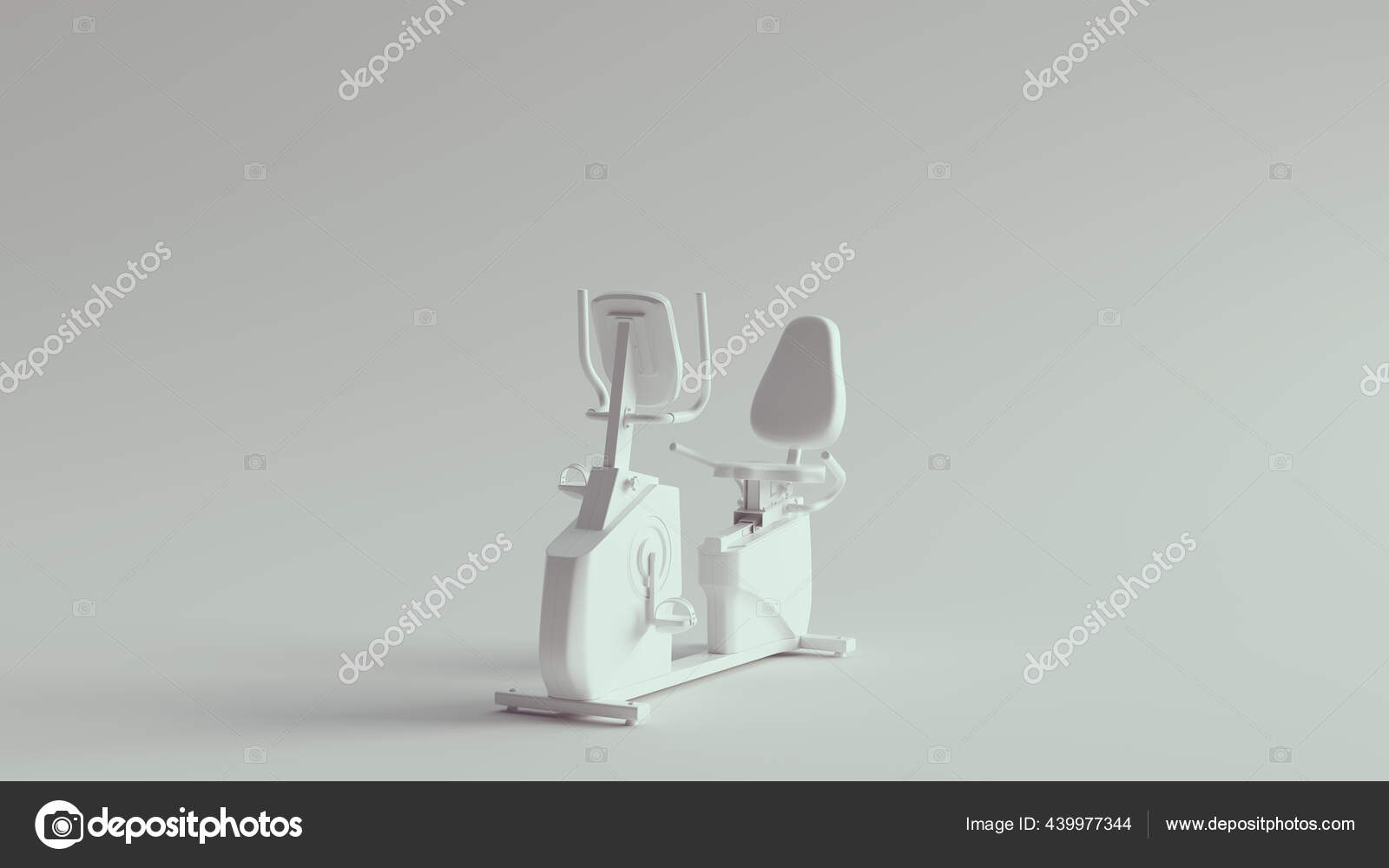 White Exercise Bike Illustration Render Stock Photo by ©80sChild 439977344
