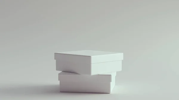 白盒3D图解渲染 — 图库照片