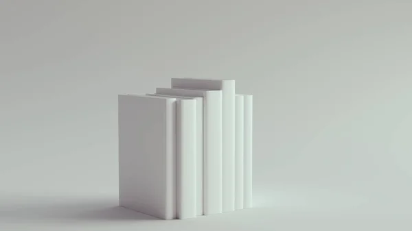 Libro Blanco Ilustración Render — Foto de Stock