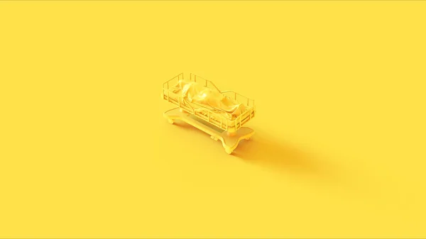 Yellow Industrial Laboratory Scientific Equipment Illustration Riss — Stockfoto