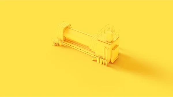 Yellow Industrial Laboratory Scientific Equipment Illustration Rnd — 스톡 사진