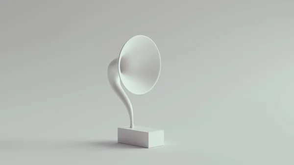 White Modern Gramophone Ілюстрація — стокове фото