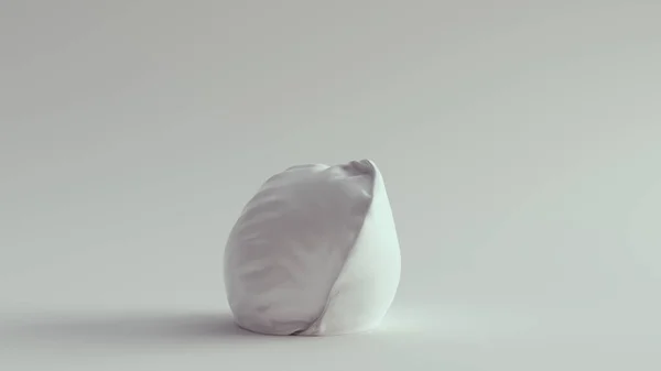 Измельченная Скульптура Белой Сфере Иллюстрация — стоковое фото