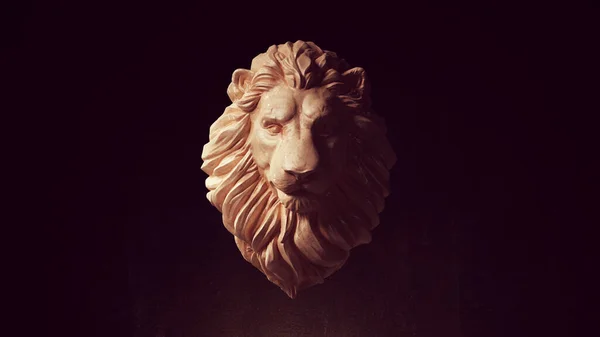 狮身人面像3D插图渲染 — 图库照片