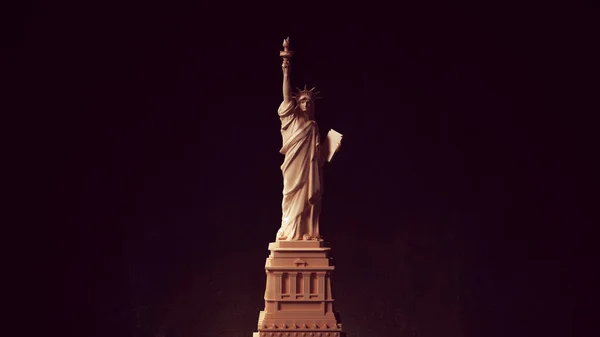 New York Statue Liberty Tourist Attraction Statue Neoclassical Monument Landmark — Stock Photo, Image