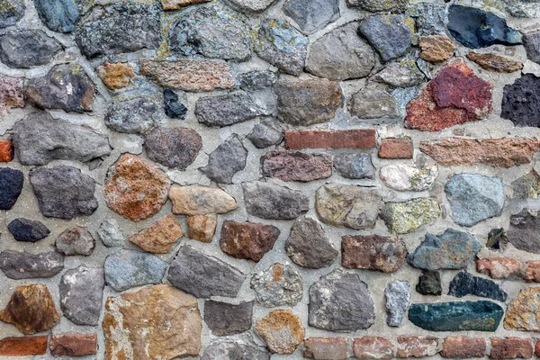 Muro Pietra Una Chiesa Medievale — Foto Stock