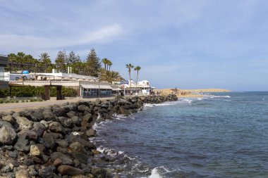 Kanarya Adaları 'ndaki Maspalomas Sahili