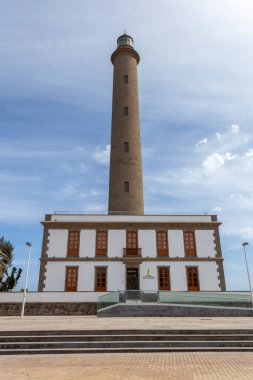 Maspalomas Deniz Feneri (Faro de Maspalomas) Gran Kanaryası, İspanya
