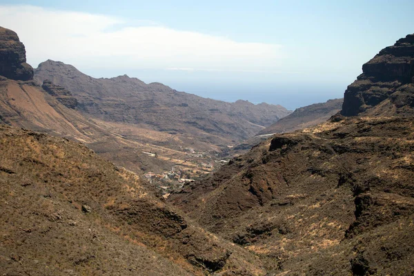 Góry Gran Canaria Wyspy Kanaryjskie Hiszpania — Zdjęcie stockowe