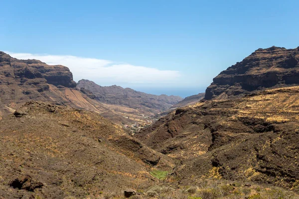 Góry Gran Canaria Wyspy Kanaryjskie Hiszpania — Zdjęcie stockowe